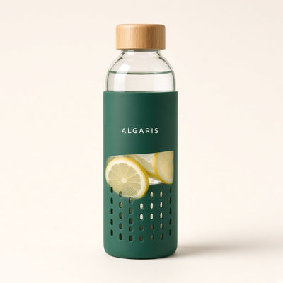 Algaris Glass Water Bottle