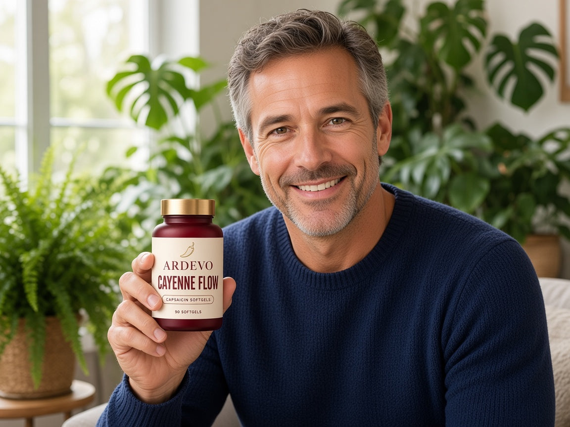 Ardevo Cayenne Flow Capsaicin Softgels