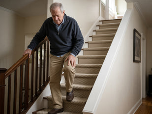 The stairs become a plan