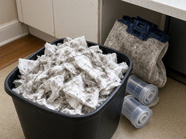 Sticky sheets pile up